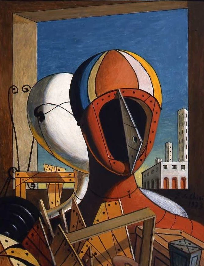 Giorgio De Chirico - 126, Le maschere, 1973, Fondazione Giorgio e Isa de Chirico, Roma